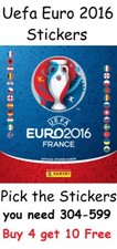 Panini UEFA Euro 2016 France Stickers Pick the stickers you need 304-599