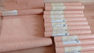 Vintage Rolls of Graham & Brown Fabric effect Wallpaper Pattern 18425 - Picture 1 of 5