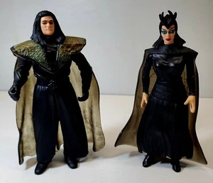 1990s Warriors of Virtue Lot of 2 Figures  (Barbarocious / Lord Komodo) VTG LBEI - Picture 1 of 12