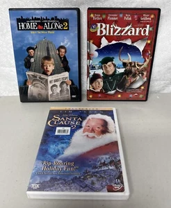 Christmas Family Themed DVDs Home Alone 2 Blizzard Santa Clause 2 - Picture 1 of 4
