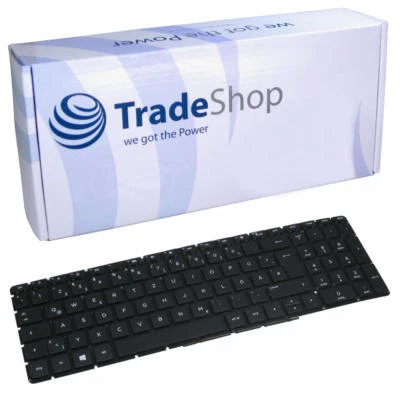 TRADE-SHOP Orig Tastatur Keyboard QWERTZ Deutsch für HP 250 G4 255 G4 256 G4 250 G5 255 G5