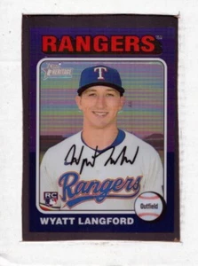 Refractor cromo púrpura Topps Heritage 2024 - Termina tu conjunto - Tú eliges - Imagen 1 de 25