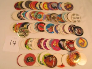 Lot of 100 Misc STACK N SMACK 1990's POGS Caps STREET KAPS Big Joe ROC [Y115A14] - Picture 1 of 2