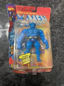 X-Men BEAST Mutant Flipping Power Actionfigur Marvel ToyBiz 1994 Box beschädigt - Bild 1 von 3