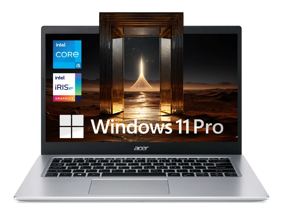 Portátil Acer Aspire 5 14" FHD, Intel i5-1135G7, Hasta 36GB RAM 2TB SSD, Win11 Pro Foto 1 de 4