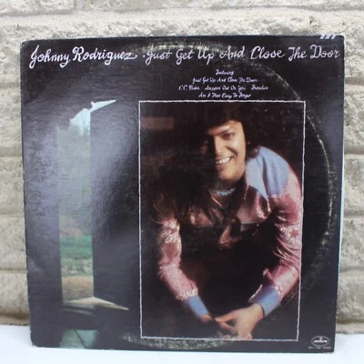 Johnny Rodriguez Just Get Up and Close The Door Vinyl Record LP NM Album - Image 1 of 4