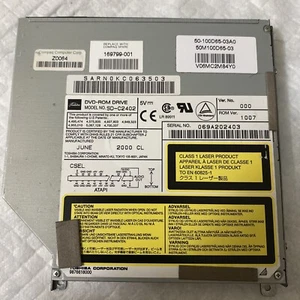 DVD-ROM  DRIVE SD-C2402 for Compaq Laptop. Compaq part 169799-01 - Picture 1 of 9
