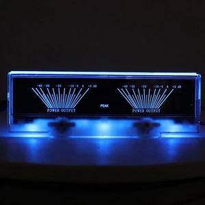 VU Meter Hot Power Amplifier Panel Dual Analog Audio Level dB Meter With BackLit - Picture 1 of 12