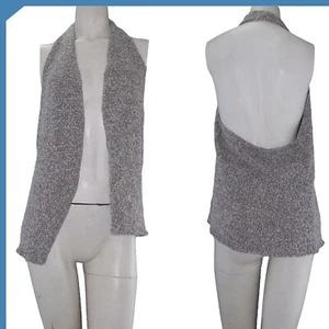 Pennypull By Max Mara Gilet Maglione Donna Grigio Melange Maglia It 40 S Small - Imagen 1 de 10