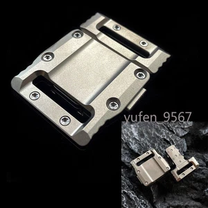 Titanium Alloy Belt Head Belt Universal Quick Release Buckle Mountaineering Belt - Picture 1 of 8