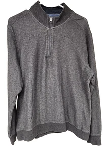 English Laundry Luxury 1/4 Zip Pullover Sweater Concrete Blue Mens Large - Picture 1 of 9