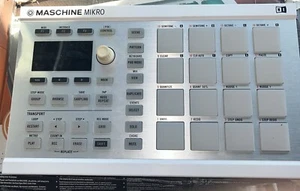 Native Instruments Maschine Mikro MK2 WHITE, NO SOFTWARE With Cable - Picture 1 of 2