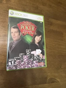 World Championship Poker: All In | Xbox 360 | CIB | Tested & Working - Picture 1 of 3