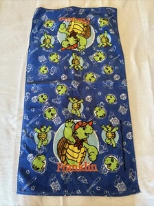 Vtg 1990s Nelvana Franklin the Turtle Bath Beach Towel - Picture 1 of 5