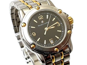 Reloj de pulsera Maurice Lacroix Tiago 89819 acero inoxidable oro 18K 750 cuarzo para mujer c 2000 - Imagen 1 de 9