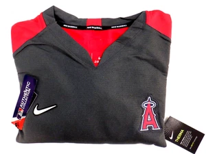 Los Angeles Angels Nike Charcoal Dri-Fit Authentic Pullover Sweatshirt Sz 3XL - Picture 1 of 6