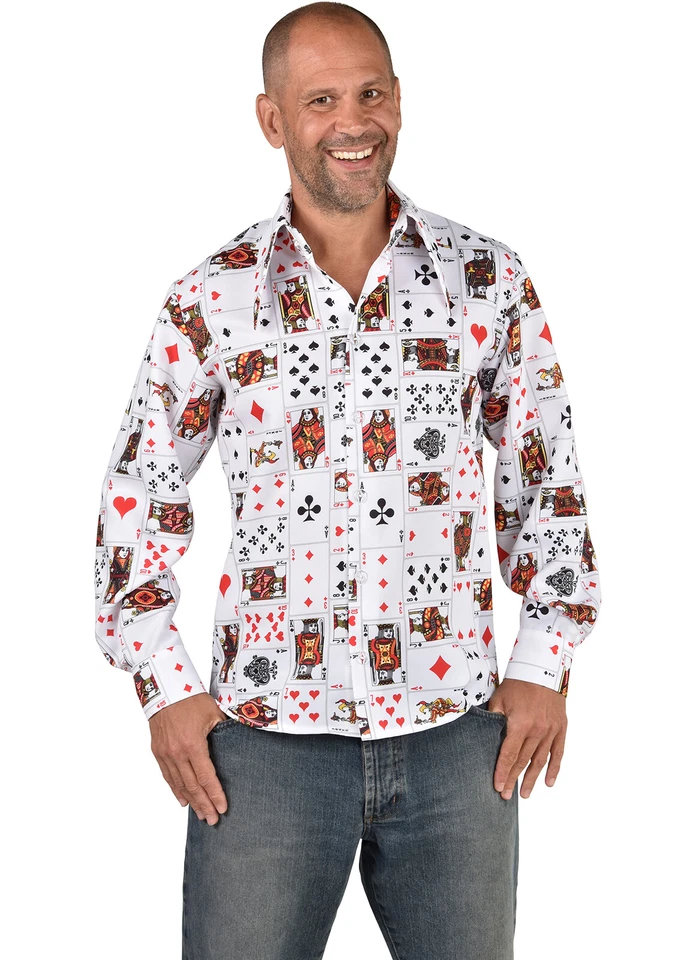 Camisa de jugadores de cartas de casino / póker / Las Vegas - S a XXL Foto 1 de 2