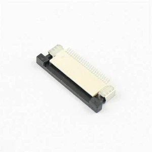 10 Stück FFC FPC 24-Pin 0,5 mm Rasterband Flachstecker Buchse Bodenkontakt - Bild 1 von 1