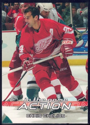 2003-04 In the Game Action #217 Chris Chelios - Image 1 of 2