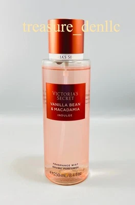 Victoria's Secret Vanilla Bean & Macadamia Fragrance Mist Body Spray 8.4oz New - Image 1 of 2