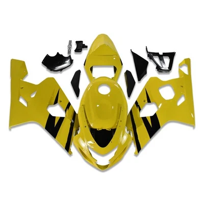 Kit de carenado de plástico ABS para Suzuki GSXR600 GSXR750 K4 2004 2005 kit de carrocería amarillo Foto 1 de 4