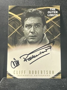 2002 Rittenhouse Outer Limits Prem Ed Cliff Robertson come Allan Maxwell A11 NERO - Foto 1 di 2