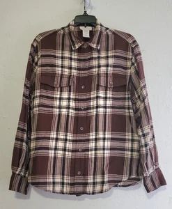 Jones New York Women Plaid Long Sleeve Button-Up Shirt Multicolor Size S Cotton - Picture 1 of 4