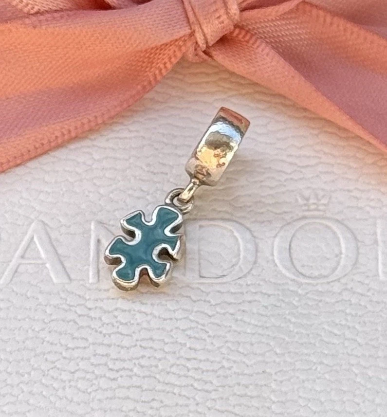 original Pandora Anhänger „Puzzlestück“ türkis silber 925 - Bild 1 von 1