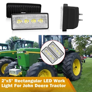 2X RE306510 LED Headlight Front Hood Light For John Deere 40 Series 4040 4240 - Picture 1 of 10