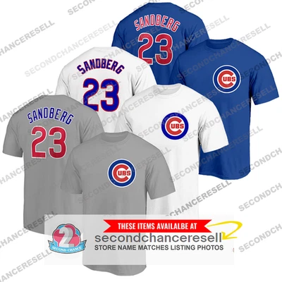 Camiseta Ryne Sandberg #23 de los Chicago Cubs Foto 1 de 2