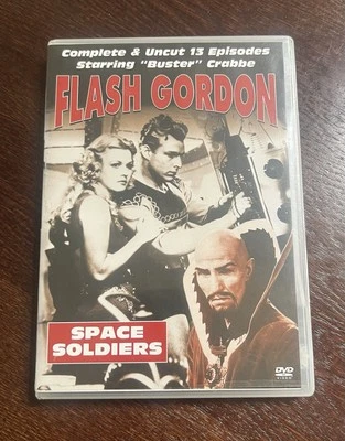Flash Gordon: Space Soldiers- DVD -Buster Crabbe -1999 - Region 1, free post UK - Image 1 of 4