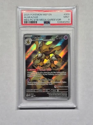 Pokémon TCG Alakazam Pokemon Center Etb Promo PSA9 - Image 1 of 2
