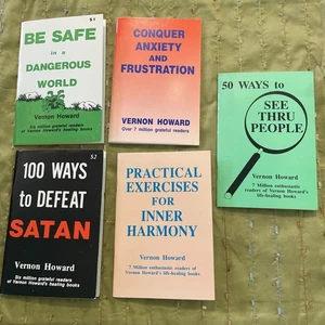 Vernon Howard 5 Book Lot Esoteric Mind Power/Mysticism/Occult Paperbacks RARE - Picture 1 of 7