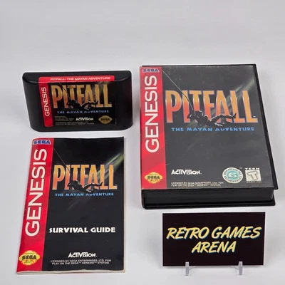 Pitfall: The Mayan Adventure (Sega Genesis) CIB COMPLETE & TESTED - Image 1 of 2