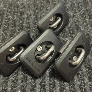 Lot Of 4 Truck Bed Side Wall Anchors Retractable Tie Down Bull Ring See Photos - Picture 1 of 10