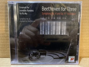 AX KAVAKOS YO-YO MA: BEETHOVEN FOR THREE SYMPHONY NO. 4 OP. 97 CD! NEW & SEALED! - Picture 1 of 4
