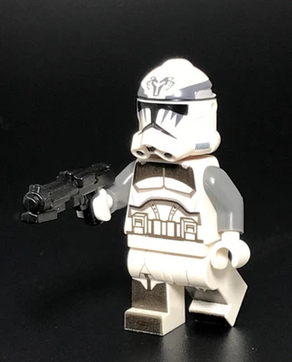Star Wars Wolf Pack Clone Trooper Custom Printed On official Lego Parts - Image 1 of 4
