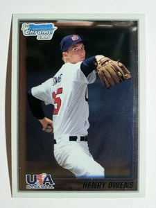 2010 Bowman Chrome USA Stars #USA12 Henry Owens - Picture 1 of 2