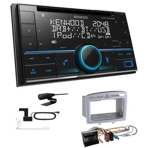 Kenwood DPX-7300DAB Radio Bluetooth für Peugeot 308 Facelift 2009-2013 silber - Bild 1 von 5