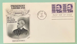 Francis Parkman FDC Fleetwood Cachet Sc 1281 3c 1967 - Imagen 1 de 2