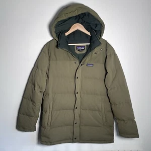Patagonia Down Fill Puffer Jacket Downdrift Coat Mens Size Medium Green - Bild 1 von 13