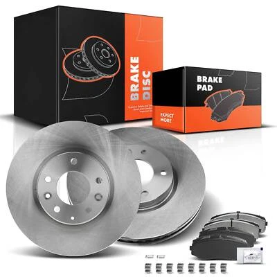 Rotor de disco delantero y almohadillas de cerámica para Mazda CX-7 2007 2008-2012 con rueda de 5 pernos Foto 1 de 4