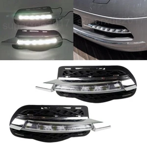 LED DRL Tagfahrlicht Nebelscheinwerfer Blende Für Benz C-Klasse W204 2008-2011 w - Picture 1 of 7