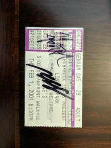 Linkin Park Chester Bennington, and Taproot Stephen Richards autographed stub - Picture 1 of 4