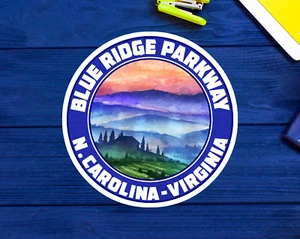 Blue Ridge Parkway 3" Vinyl Aufkleber Sticker North Carolina Virginia Mountains Park - Bild 1 von 2