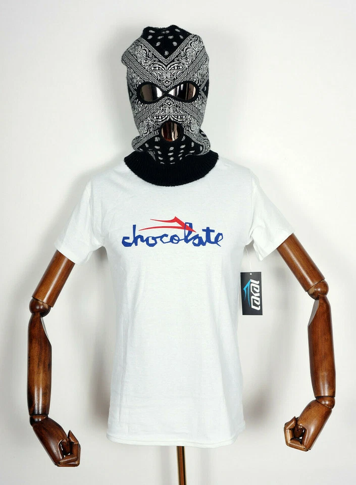 Lakai Skate Shoes T-Shirt Tee Chocolate Skateboards Flare White En S - Imagen 1 de 1