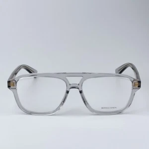 Bottega Veneta Herren Brille Grau Demo Pilot AUTHENTISCH BV1294O 004 BRANDNEU - Bild 1 von 11