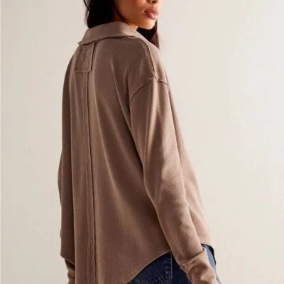 ¡NUEVO! Free People Anakin Color Marrón Térmico, Pequeño Foto 1 de 4