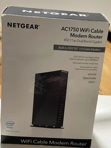 Netgear Smart Dual Band WiFi Router C6300 - Nighthawk AC1750 - Picture 1 of 4