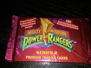 1994 Power Rangers Series 2-Collect a Card-Factory Sealed Pack - Picture 1 of 4